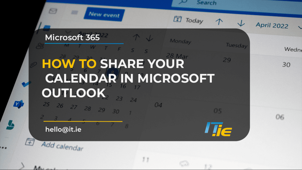 How to Share Your Outlook Calendar