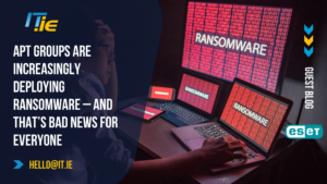 APT groups are increasingly deploying ransomware