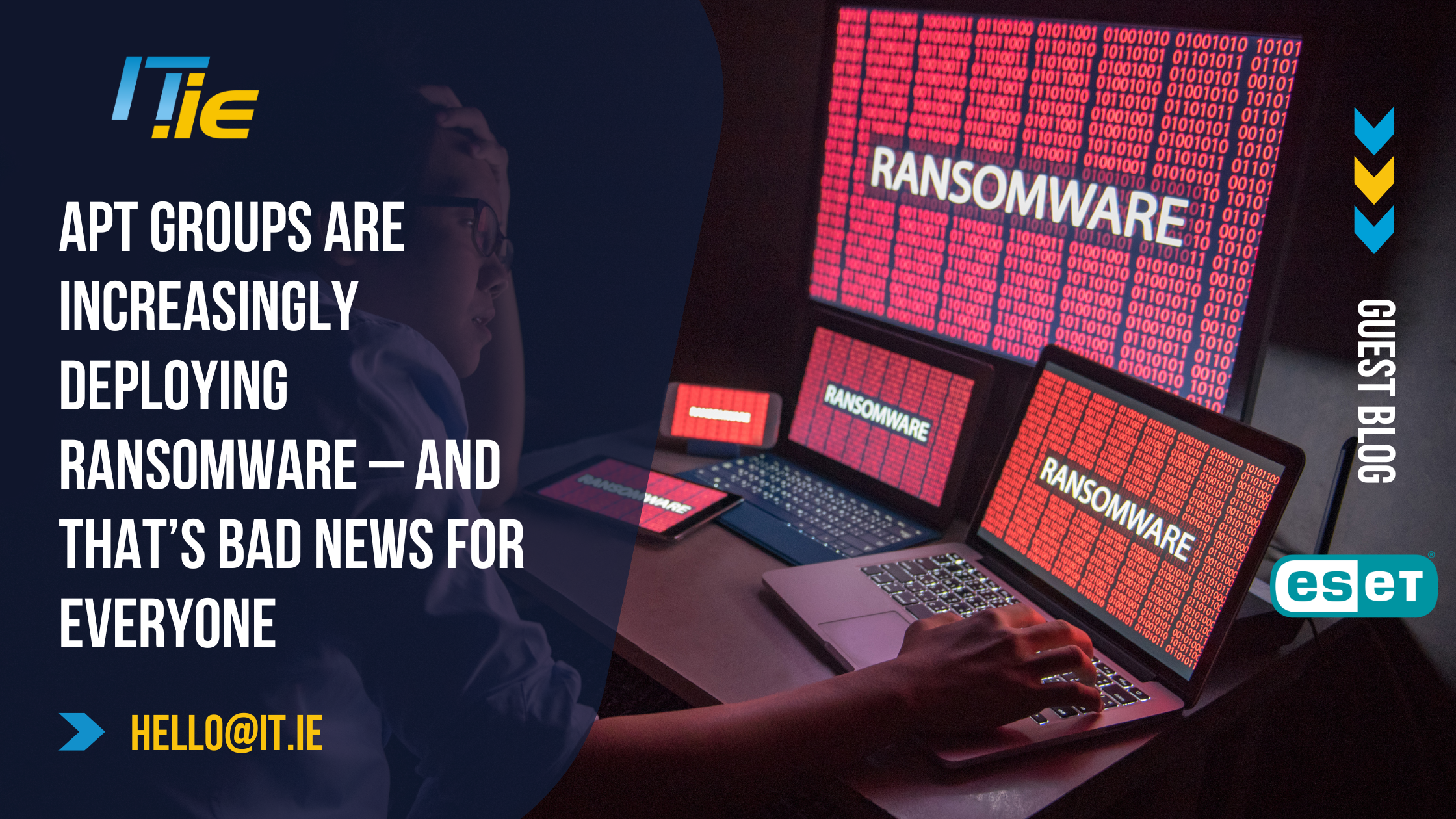 APT groups are increasingly deploying ransomware