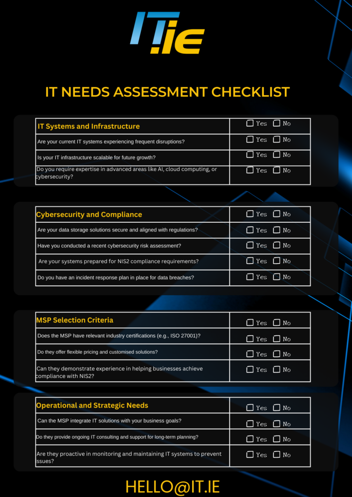 IT Assessment Checklist