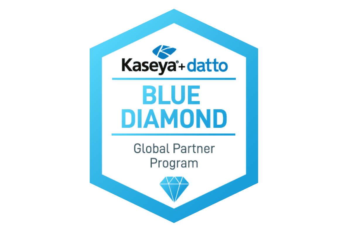 Kaseya Datto Blue Diamond Global Partner Badge - IT.ie