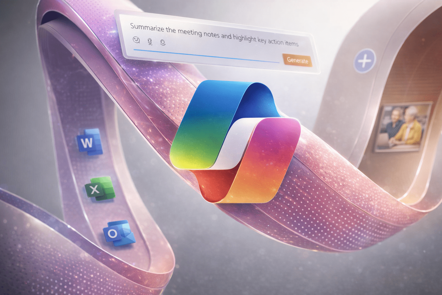Microsoft Copilot interface concept